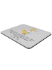 Mr. & Mrs. Panda Mouse-Pad Humorvolle Ärztin mit Spruch in Grau Pastell