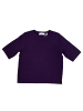 Rich & Royal Crew Neck Short Sleeve Set in Mulberry