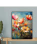 MuchoWow Leinwand bilder Bunte Blumen (BxH)