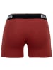 BOSS Boxershort 3er Pack in Schwarz/Weinrot