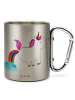 Mr. & Mrs. Panda Kaffeetasse Einhorn Pupsen ohne Spruch in Silber