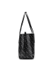 LIEBESKIND BERLIN Monogram Schultertasche Leder 47 cm in black
