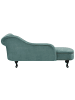 Beliani Chaiselongue NIMES in Grün/Braun - (W) 169 x (H) 79 x (L) 65 cm