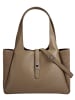 Cluty Shopper echt Leder in taupe