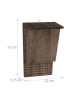 relaxdays Fledermauskasten in Braun - (B)22 x (H)37 x (T)12,5 cm