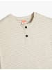 KOTON T-shirt in Ekru Gestreift