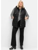 sheego Jeans in black denim