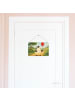 Mr. & Mrs. Panda Wandtafel Pinguin Luftballon Design ohne Spruch in Weiß