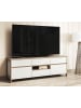 Furn.Design TV-Lowboard weiß, Eiche, TV Unterteil skandinavisch 164 cm, Soft-Close