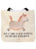 Mr. & Mrs. Panda Strandtasche Pferd Springen mit Spruch in Vintage