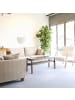relaxdays Makramee Wandbehang in Creme - (B)60,5 x (H)65 cm