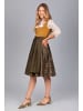 Edelnice Midi Dirndl Hanna Cord Gelb in gelb