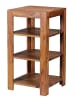 KADIMA DESIGN Massivholz Bücherregal: Mehrzweck-Stauraum, Sheesham, 3-4 Böden