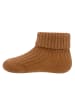 ewers 3er-Set Socken Rippe/Umschlag in fliegerblau-toffee-eichel