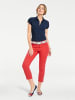 Heine Kurzarm-Bluse in marine