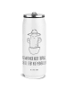 Mr. & Mrs. Panda Sport Trinkflasche Kaktus Hut mit Spruch in Weiß