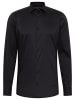 Eterna Performance Shirt Twill-Stretch Langarm in Schwarz