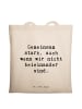 Mr. & Mrs. Panda Shopper Spruch Trennung von den Eltern mit Spruch in Creme
