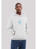 F4NT4STIC Hoodie Knut und Jan Scribble Logo in off-white