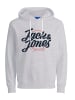 Jack & Jones Sweatshirt 'List' in Light Grey Melange