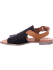 MUSTANG SHOES Sandalen in schwarz/cognac