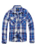 Brandit Bekleidung Check Shirt in blau/weiß