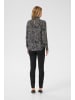 Kaffe Bluse langarm KAamber Regular fit in Black/Turtledove Graphic Dot