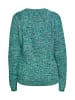 IZIA Damen Strick Pullover in Blau Mehrfarbig