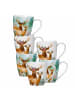 Ritzenhoff & Breker 6er Set Henkelbecher Winter Forrest 360 ml in bunt