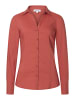 More & More taillierte Stretch-Businessbluse in samba orange