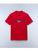 Napapijri T-Shirt "S-Aylmer" in Rot