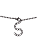 Steel_Art Halskette mit Anhänger Herren Jolu schwarz farben in schwarz