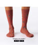 von Jungfeld Motivsocken Signature Icons in Mushrooms Copper Red