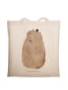 Mr. & Mrs. Panda Shopping Tasche Murmeltier ohne Spruch in Creme