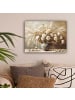 OnlyWow Leinwand Bilder Elegante Blumen