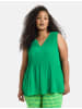 SAMOON Bluse ohne Arm in Galactic Green