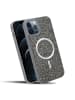 cadorabo Hülle für Apple iPhone 12 / 12 PRO Glitzer Schutzhülle in Grau