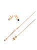 faina Women Jewelry Set in rose gold navy