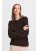 ICHI Strick-Cardigan langarm IHKAMARA Loose fit in Chocolate Torte