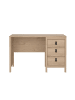 CALICOSY Schreibtisch BARCELONE in Helles Holz - (W) 120,4  x (H) 76,5  x (L) 48  cm