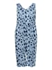KAFFE curve Overall KCisma Loose fit in Blue Tone Graphic Flower