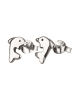schmuck23 Silber Ohrringe 925 Delfin 0,7 cm x 0,8 cm