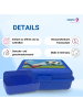 elasto Vorratsdose "School-Box" 1100 ml in blau - mit Motiv