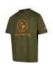 SCHIETWETTER T-Shirt "Fabian", in olive/orange