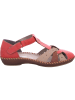 rieker Halbschuhe in rosso/beige/cayenne