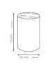 RIDDER Zahnbürstenhalter Brick chromfarben glänzend