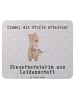 Mr. & Mrs. Panda Maus Pad Steuerberaterin Leidenschaft mit Spruch in Grau Pastell