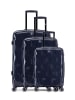 OBAGO 3 tlg. Kofferset AQUILA in Dunkelblau (95L/64L/37L)