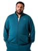 Men Plus Sweatjacke in lagunen grün