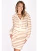 faina Damen Cardigan in Beige Wollweiss